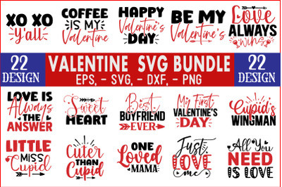 valentine SVG T shirt design Bundle