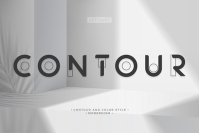 Contour Architecture Font