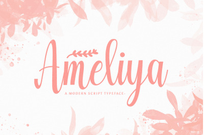 Amelya - Handwritten Font