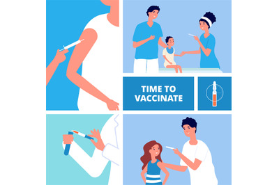 Vaccination. Time to vaccinate, innovation vaccine for adults and chil