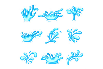 Sea water waves collection. Wave clipart, ocean flow game elements. Is