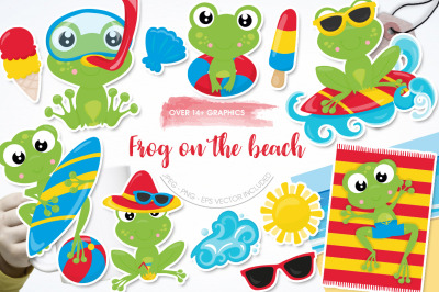 Frog on the Beach