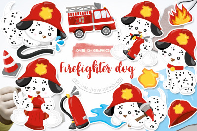 Firefighter Dog