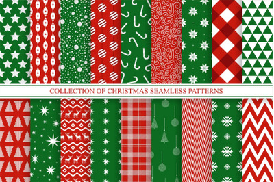 Brigh christmas color patterns