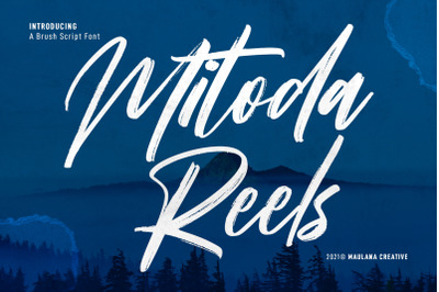 Mitoda Reels Brush Script Font