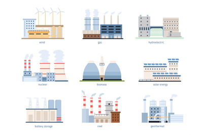 Flat electric energy sources, coal, gas and nuclear. Clean electricity