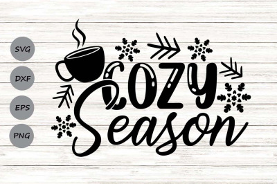Cozy Season Svg, Christmas Svg, Merry Christmas Svg, Winter Svg.