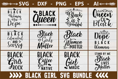 Black Girl SVG Bundle