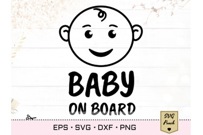 Baby on board SVG