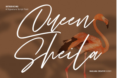 Queen Sheila Signature Script Font