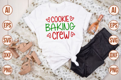 Cookie Baking Crew svg cut file