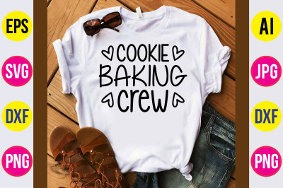 Cookie Baking Crew svg cut file