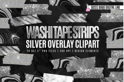Washi Tape Strips Clipart