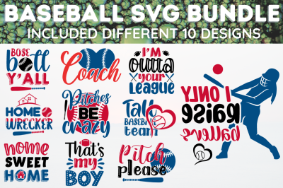 Baseball SVG Bundle