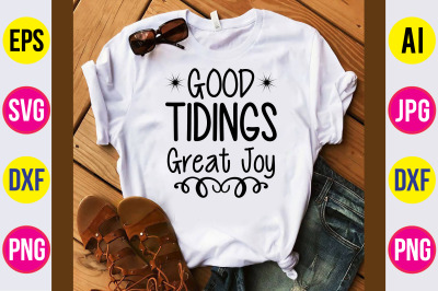 Good Tidings of Great Joy svg cut file