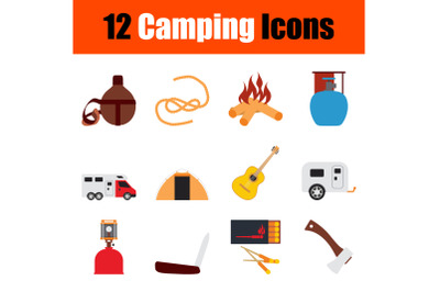 Camping Icon Set