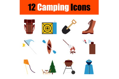 Camping Icon Set