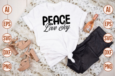 Peace Love Joy svg cut file