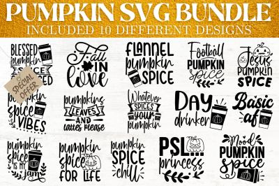 Pumpkin SVG Bundle