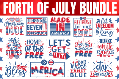 4th of july SVG Bundle