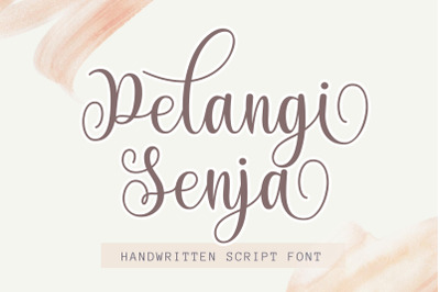 Pelangi Senja Script - Handwritten Script Font