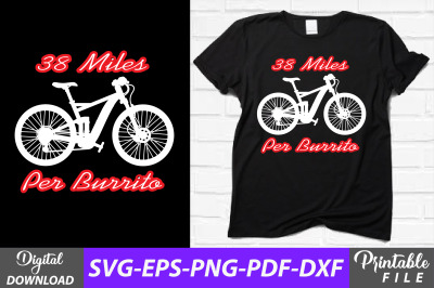 Bicycling T-shirt Svg Printable Cricut