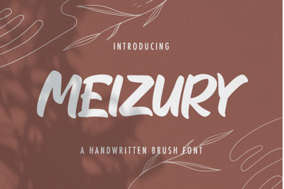 MEIZURY - Handwritten Font