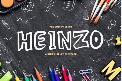 Heinzo - Playful Display Font