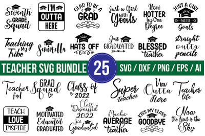 Teacher SVG Bundle