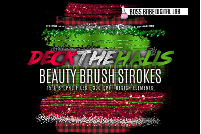 Christmas Beauty Brush Strokes