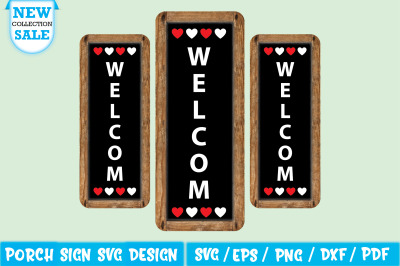 Welcome Porch Sign Svg Design
