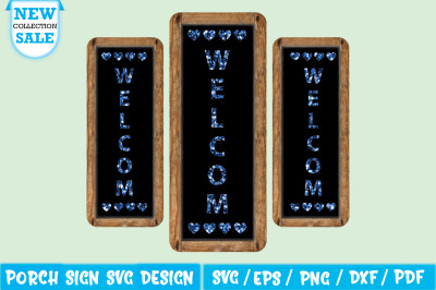 Welcome Porch Sign Svg Design