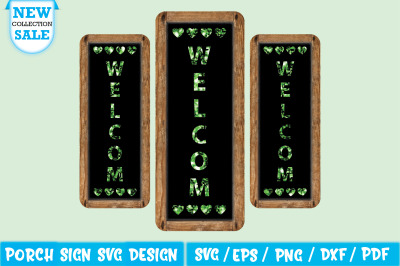 Welcome Porch Sign Svg Design