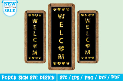 Welcome Porch Sign Svg Design