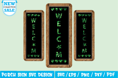 Welcome Porch Sign Svg Design