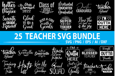 Teacher SVG Design Bundle