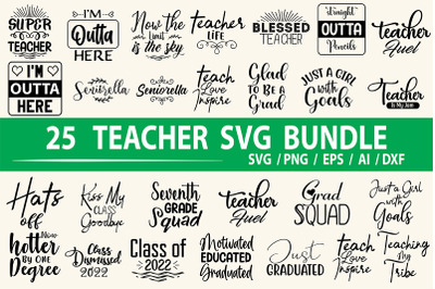 Teacher SVG  Bundle