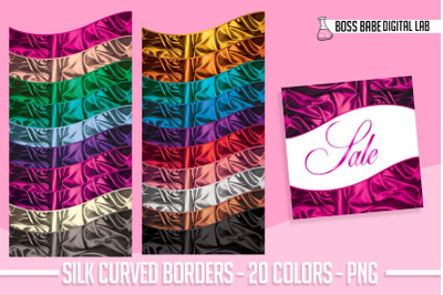 Silk Curved Border Clipart