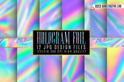 Hologram Foil Textures