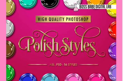 Polish Layer Styles for Photoshop