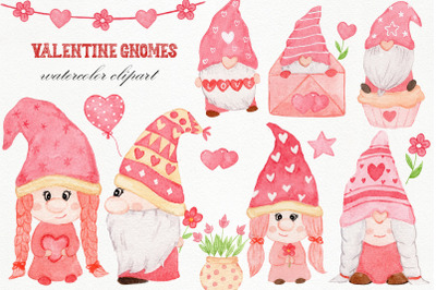 Valentine Gnomes sublimation Bundle