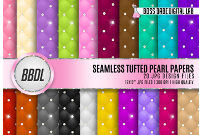 Seamless Tufted Pearl Papers