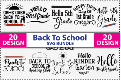 Back To School SVG Bundle