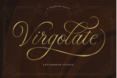 Virgolate - Wedding Font