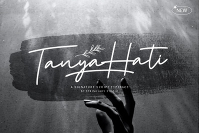 Tanya Hati - Signature Script Font