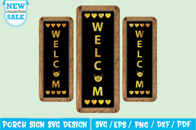 Welcome Porch Sign Svg Design