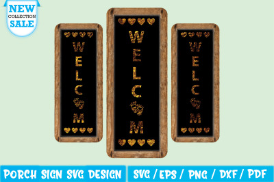 Welcome Porch Sign Svg Design