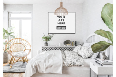 Interior scene_artwork background_frame mockup