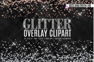 Glitter Overlay Clipart