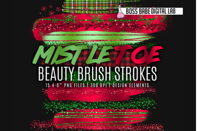 Christmas Beauty Brush Strokes